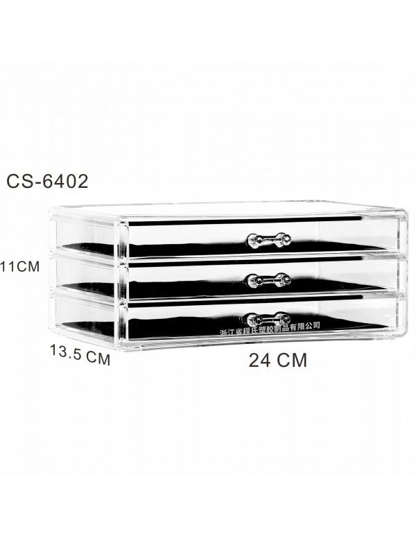 Acrylic drawer cosmetic storage box can be stacked on the dresser lipstick skin care product category shelf