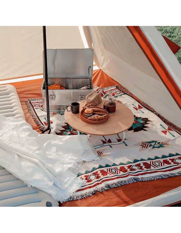 Picnic Blanket Sucre Outdoor Camping Blanket Sofa Blanket Full Cover Multi functional Blanket Bohemian Blanket 