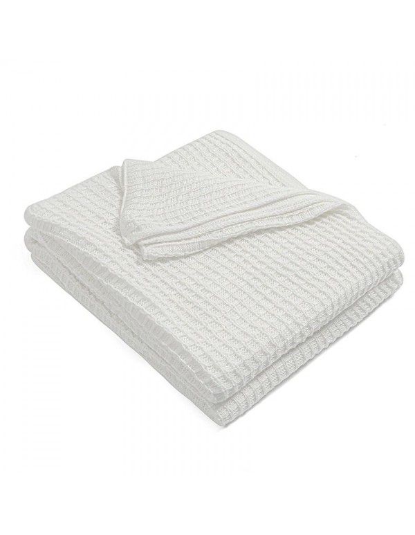 New sofa cover blanket blanket knitting blanket in summer Office nap blanket Air conditioning blanket Waffle blanket generation