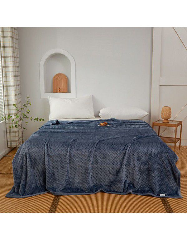 Pure Beibei velvet air conditioning blanket Farai velvet nap blanket coral velvet bed sheet thickening cat scratch proof sofa towel wholesale
