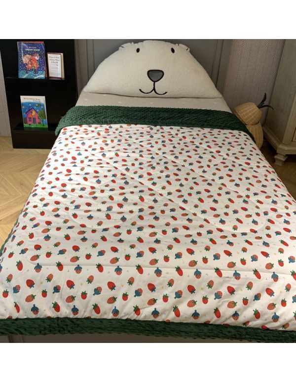 Goose Korean bean blanket winter adult single blanket spring autumn winter quilt cotton soybean fiber winter quilt
