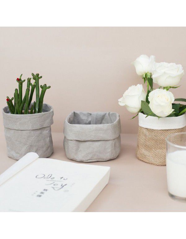 Penholder Female Creative Fashion Korean Small Fresh Storage Box Desktop Decoration Simple Office Penholder Nordic ins