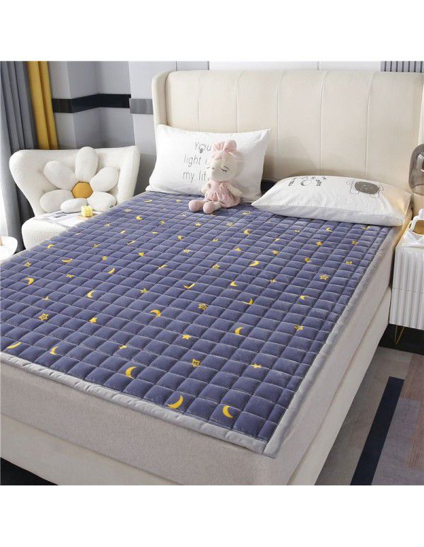 Winter plush milk wool bed blanket thickened sheets blanket warm mattress mattress mattress