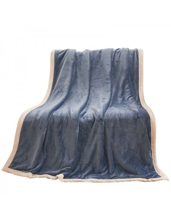 Sofa blanket, coral wool blanket, towel, quilt, nap, office, nap, bed, flannel blanket