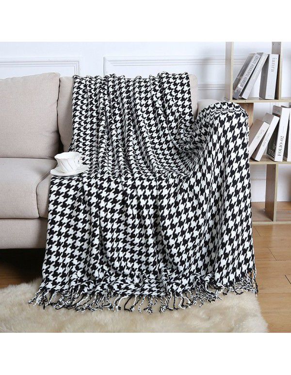 Bohemian sofa blanket blanket knitting blanket summer office air conditioner lunch break nap blanket bed tail blanket