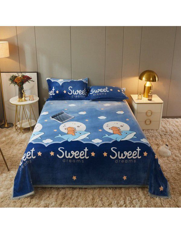 Antarctic thickened marten woolen blanket, double-sided woolen blanket, afternoon nap, air conditioner, vehicle mounted multi-functional woolen blanket, gift wholesale
