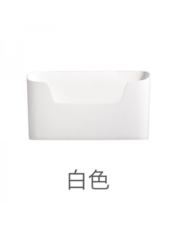 Multi functional hanging storage rack Sticking wall mounted storage box Bathroom cosmetics sundries sorting box Cabinet door storage