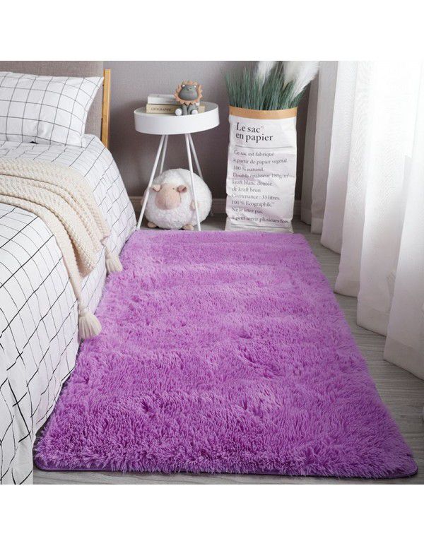 Cross border carpet, living room, bedroom, tea table, bedside carpet, modern simple and fresh household, PV wool carpet, wholesale