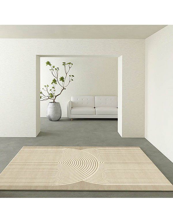 Spot Japanese Style Quiet Wind Living Room Carpet Simple Line Network Red Photo Carpet Bedside Carpet of Home stay Bedroom