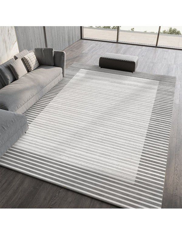 Modern simple carpet, living room, luxury sofa, tea table carpet, Nordic style, grey bedroom floor mat, new style