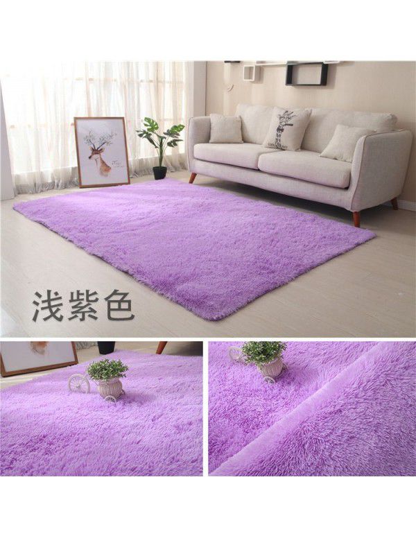 Carpet bedroom is fully covered with Nordic ins living room, tea table, bedside girl room, under the bed, plush net, red blanket floor mat