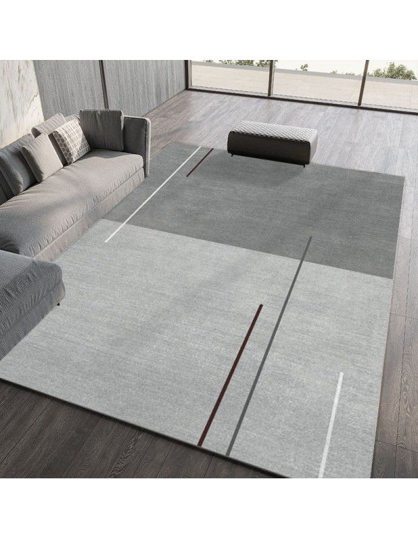 Modern simple carpet, living room, luxury sofa, tea table carpet, Nordic style, grey bedroom floor mat, new style