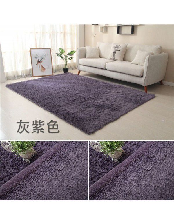 Carpet bedroom is fully covered with Nordic ins living room, tea table, bedside girl room, under the bed, plush net, red blanket floor mat