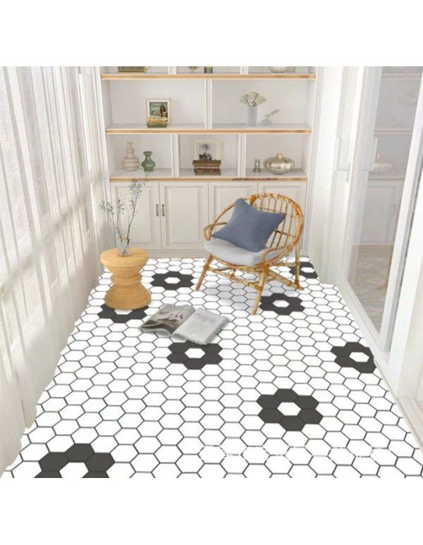 Balcony PVC floor mat waterproof, sun proof, anti-skid, erasable, washable, cutting, large-area, fully paved doormat carpet