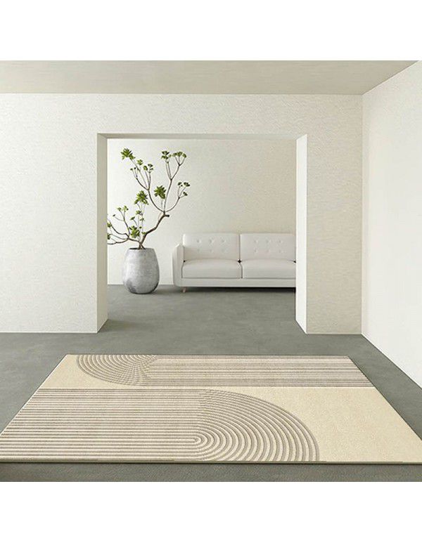 Spot Japanese Style Quiet Wind Living Room Carpet Simple Line Network Red Photo Carpet Bedside Carpet of Home stay Bedroom