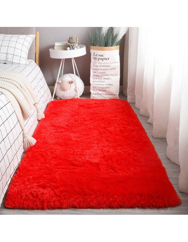 Cross border carpet, living room, bedroom, tea table, bedside carpet, modern simple and fresh household, PV wool carpet, wholesale