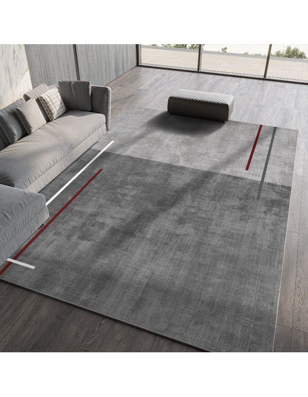 Modern simple carpet, living room, luxury sofa, tea table carpet, Nordic style, grey bedroom floor mat, new style