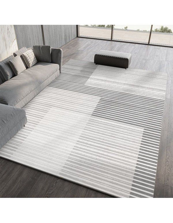 Modern simple carpet, living room, luxury sofa, tea table carpet, Nordic style, grey bedroom floor mat, new style